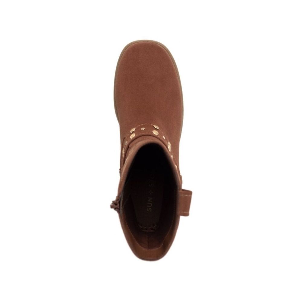 Sun & Stone Norahh Moto Midshaft Booties New in Box $129 - Picture 4 of 6